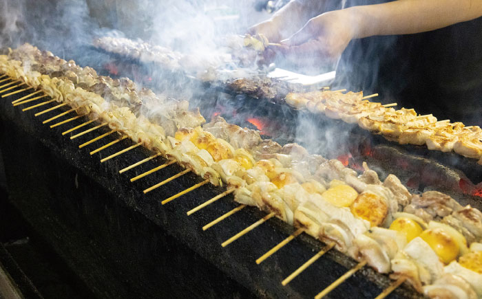 元祖美唄やきとり 福よしCセット  | 焼き鳥 蕎麦 セット もつ串 北海道 | 元祖美唄やきとり 福よし [BOBJ003]
