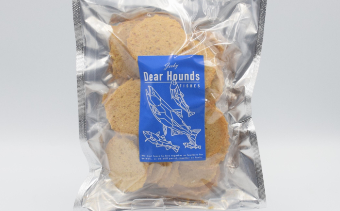 愛犬・愛猫用おやつ 鱈 コインチップジャーキー 計400g（200g×2個）| ペットフード ペット用 ジャーキー ドッグフード おやつ | Dear Hounds [BOAE037]