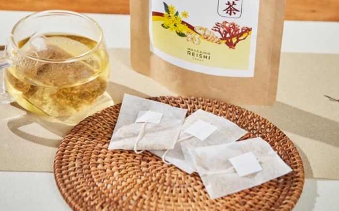 菊芋霊芝茶　15包入り | 健康茶 糖質 ティーパック お茶 すっきり | 株式会社北海道霊芝 [BOBF008]