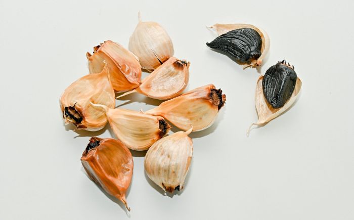 越冬熟成黒にんにく Lサイズ片 計600g（100g×6袋） | にんにく 野菜 黒にんにく ニンニク 北海道 | 株式会社弥生時代 [BOBG013]