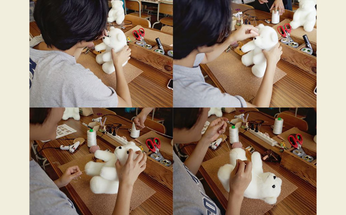 ぬいぐるみ 手作りキット シロクマ 1個 | 動物園 自由研究 工作 ハンドメイド 体験 | ZOOプランニング [BOAI005]