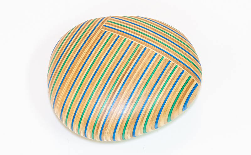 木製 ペーパーウエイト koishi-tr sq blu ブルーグリーン ウッドデザイン賞受賞 ペーパーウッド ペーパーウェイト 重り 重石 おしゃれ かわいい 雑貨 日用品 北海道 芦別市