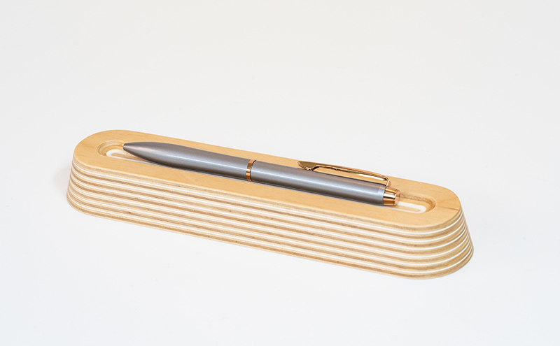 ウッドデザイン賞受賞 ペン置き Bank ペンスタンド 木製 ペントレー ペントレイ トレー トレイ スタンド ペン ボールペン おしゃれ 日用品 インテリア 雑貨 北海道 芦別市