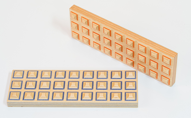 木製 トレイ grid or オレンジ ウッドデザイン賞受賞 ペーパーウッド 木製トレイ 木製トレー トレー 小物置き おしゃれ かわいい 雑貨 日用品 置物 インテリア 北海道 芦別市