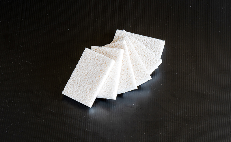 スポンジ + スポンジクロス セット 天然素材100% セルロース キッチンスポンジ キッチンクロス 日本インソール工業 食器 食器洗い クロス キッチン キッチン用品 キッチングッズ エコグッズ 掃除 掃除用具 日用品 消耗品 北海道 芦別市