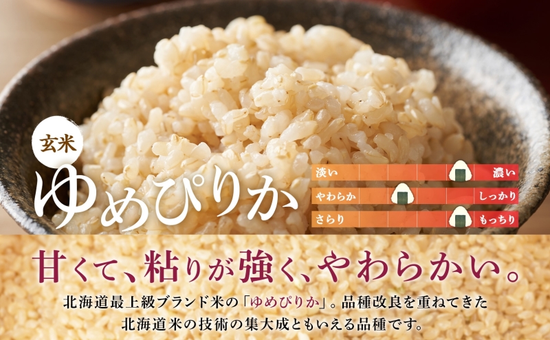 隔月6回 定期便 玄米 北海道 ゆめぴりか12kg（ホクレン米）特A 獲得 白米 お取り寄せ ごはん 道産米 ブランド米 12キロ お米 ご飯 米 北海道米 送料無料 北海道 芦別市