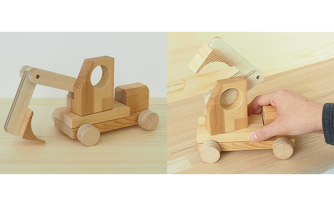 自分で組立ててみよう！はたらくくるま3種セット 工芸品 玩具 