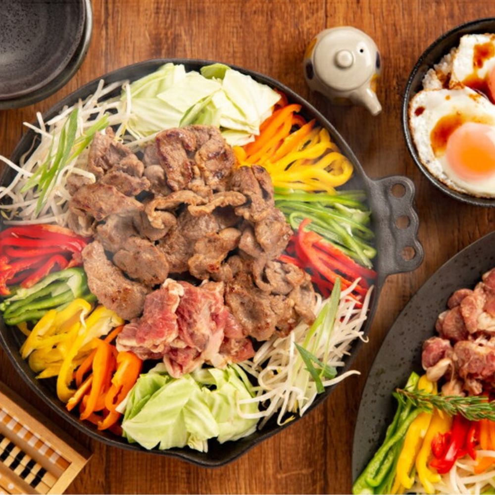 21-43 秘伝の味付けラムロースジンギスカン600g