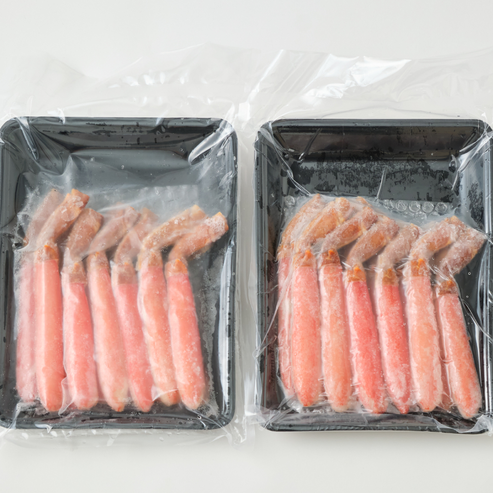 28-56 【生食可】特大・生ずわいがに脚ポーション1kg(500ｇ×2)