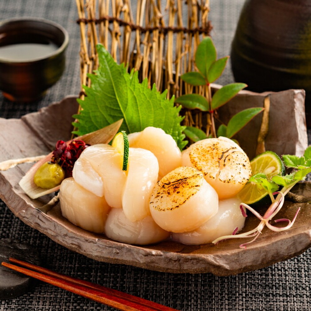 15-353 北海道オホーツク海産ホタテ玉冷バラエティサイズ(600g)｜ 訳あり サイズ不揃い