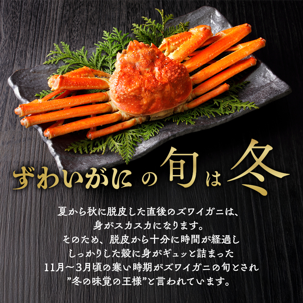13-381 【ホワイトデー】【訳あり】ボイルずわいがに姿切り1kg