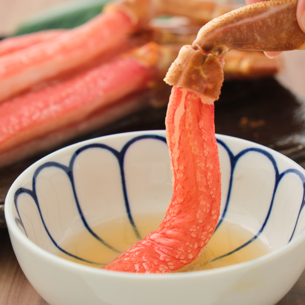 28-59 【バレンタインデー】【生食可】特大・生ずわいがに脚ポーション1kg(500ｇ×2)