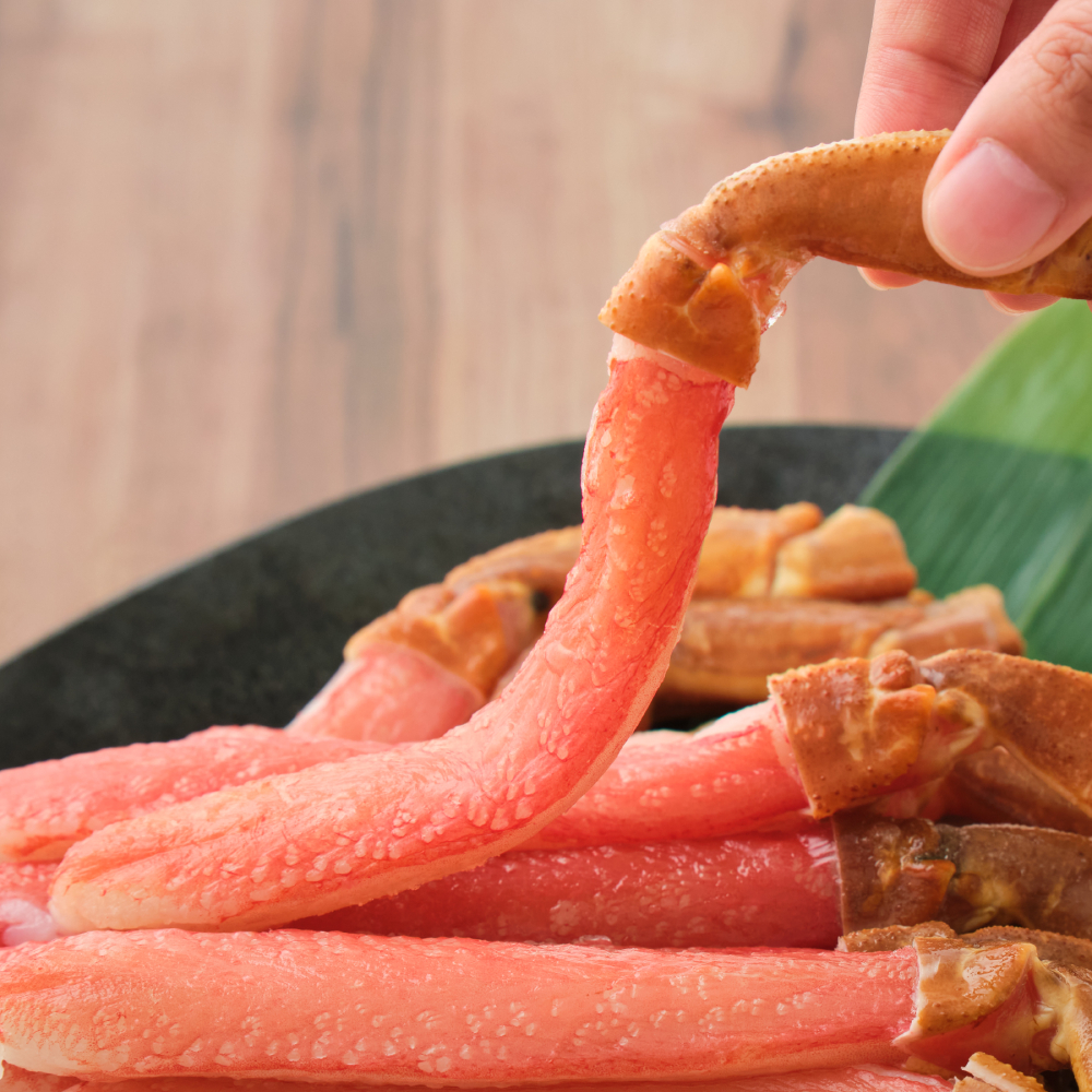 28-59 【バレンタインデー】【生食可】特大・生ずわいがに脚ポーション1kg(500ｇ×2)