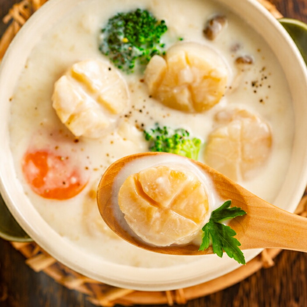 12-330 北海道オホーツク海産ホタテ玉冷バラエティサイズ(500g)｜ 訳あり サイズ不揃い