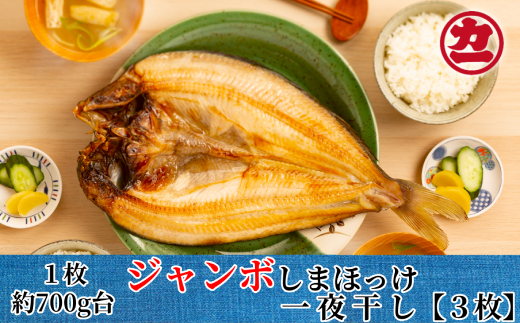 14-103 超特大しまほっけ一夜干し3枚セット