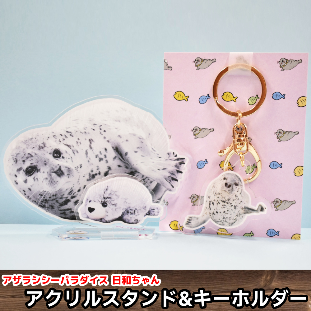10-503 【年内配送12月15日入金まで】日和のアクリルスタンド・キーホルダー【アザラシシーパラダイスグッズ】 within2025