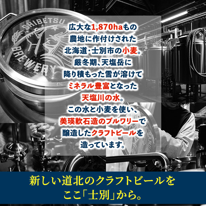 【E7053】クラフトビール定番3種20本セット(330ml×お好みの組み合わせ) ビール 麦芽 アルコール 瓶ビール 酒 お酒 飲み比べ セット【士別サムライブルワリー】