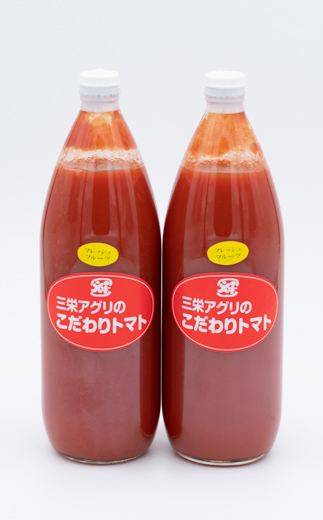 【北海道士別市】（三栄アグリ）トマトピューレ６本セット（1,000ml×6本）