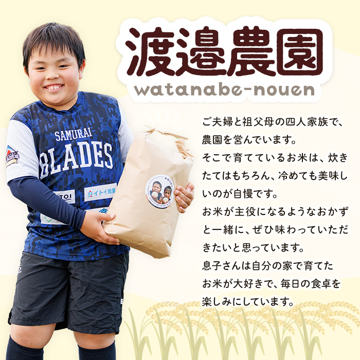 《数量限定》北海道 士別市朝日町の元気ファミリー米 ななつぼし 玄米 (5kg) 【2026年3月以降発送】 米 お米 北海道米 北海道産 北海道米 士別市産 ごはん 5kg 【渡邉農園】【B7144】
