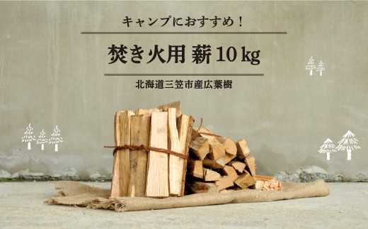 ≪キャンプにおすすめ!≫薪(広葉樹)キャンプストーブ・焚き火用 約10kg【01120】
