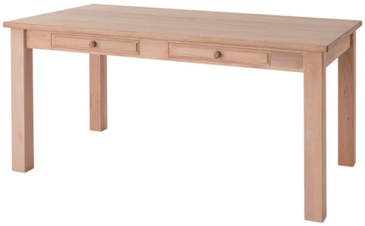 ノーザンフォレスト ダイニングテーブル NC314WP SC色 国産家具 国産 机 テーブル つくえ 木製 カバ材 家具 インテリア カントリー調 お洒落 オンライン申請 ふるさと納税 北海道 三笠市 三笠【0808901】