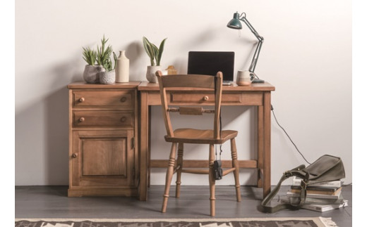 ノーザンフォレスト デスクキャビネット NC540 SR色 国産家具 国産 キャビネット ラック 収納 木製 カバ材 家具 インテリア カントリー調 お洒落 オンライン申請 ふるさと納税 北海道 三笠市 三笠【0809601】