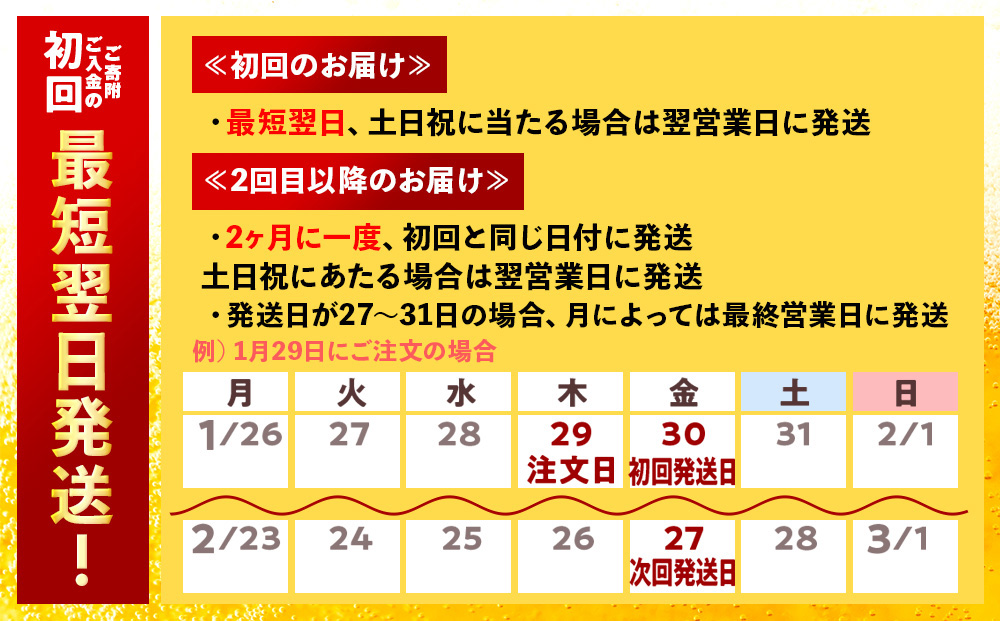 【定期便6回・隔月】キリン淡麗 グリーンラベル 500ml（24本）＜北海道千歳工場産＞