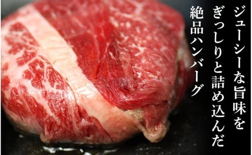 北海道産 牛霜降りハンバーグ（5個）＜肉の山本＞