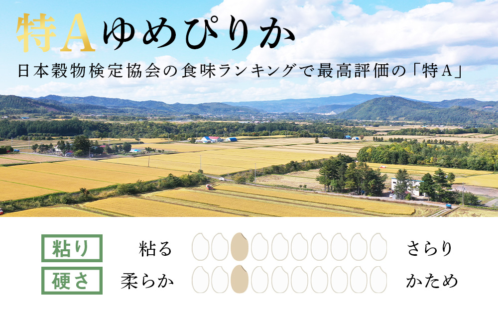 【7営業日以内発送】北海道産ゆめぴりか 10kg(通常パック5kg×1袋、真空パック5kg×1袋) 特Ａ お米 千歳 北海道米