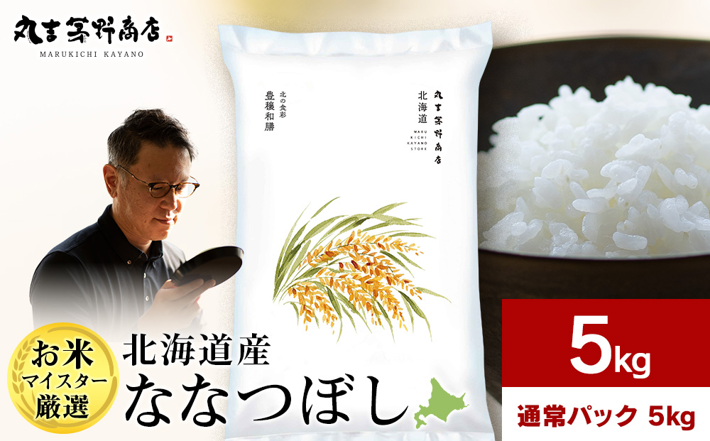 北海道産ななつぼし 5kg(通常パック5kg×1袋) 特Ａ お米 千歳 北海道米