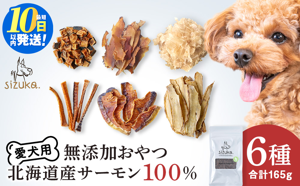 愛犬用　無添加おやつ サーモン6点セット