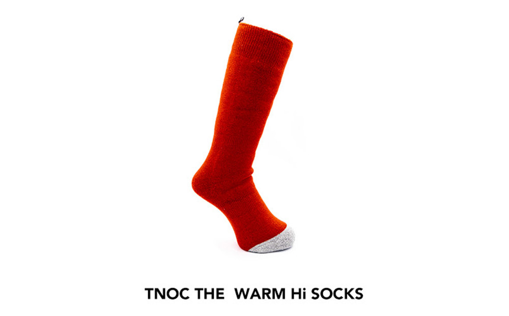 TNOC THE WARM Hi SOCKS[BEETS RED]