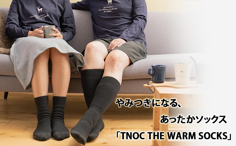TNOC THE WARM Hi SOCKS[NIGHT BLACK]