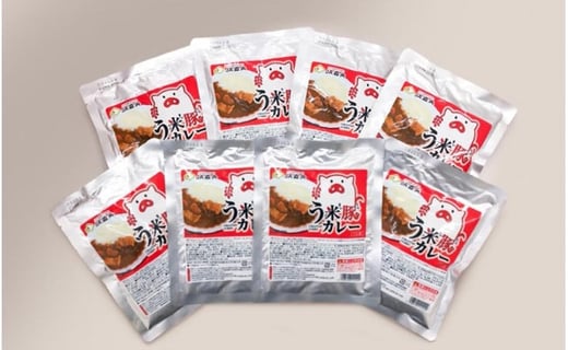 う米豚カレー200g×8袋