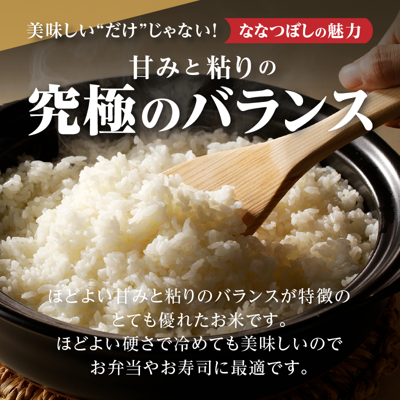 【定期便(5kg×6カ月)】【無洗米】令和6年産北海道産ななつぼし【滝川市産】 | 米 お米 精米 ブランド米 コメ ごはん ご飯 白米 無洗米 ななつぼし 特A お米マイスター北海道米 毎月お届け 定期便 