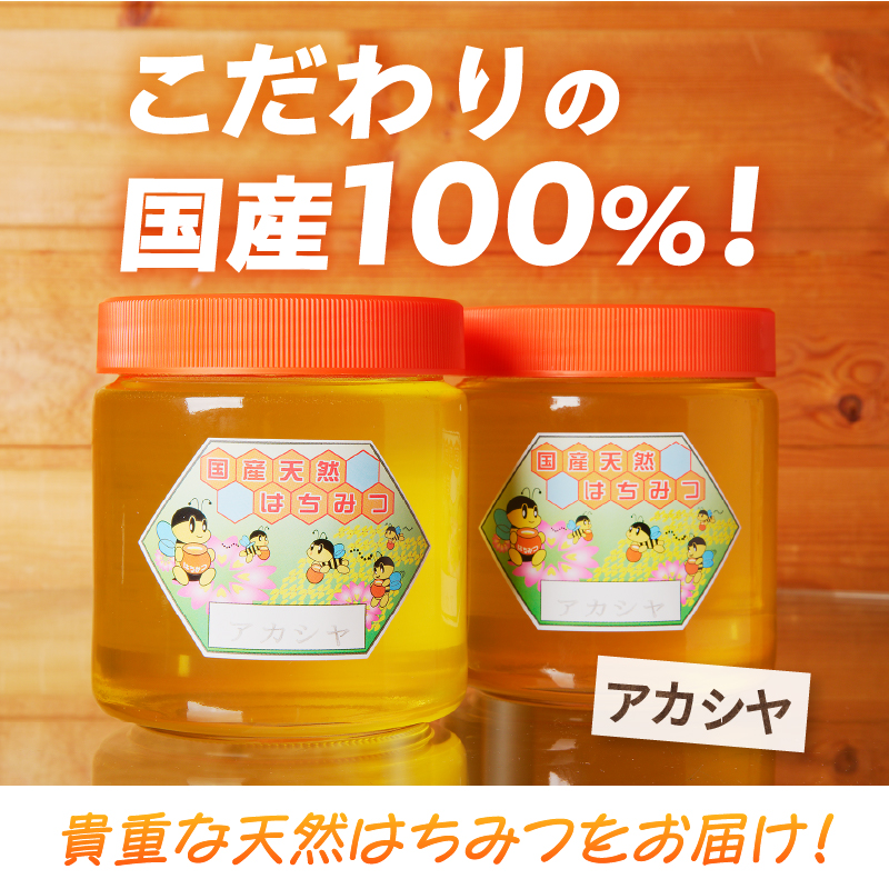 2024年新蜜【北海道滝川産】高見養蜂場の純粋はちみつ(アカシヤ600g×2本)