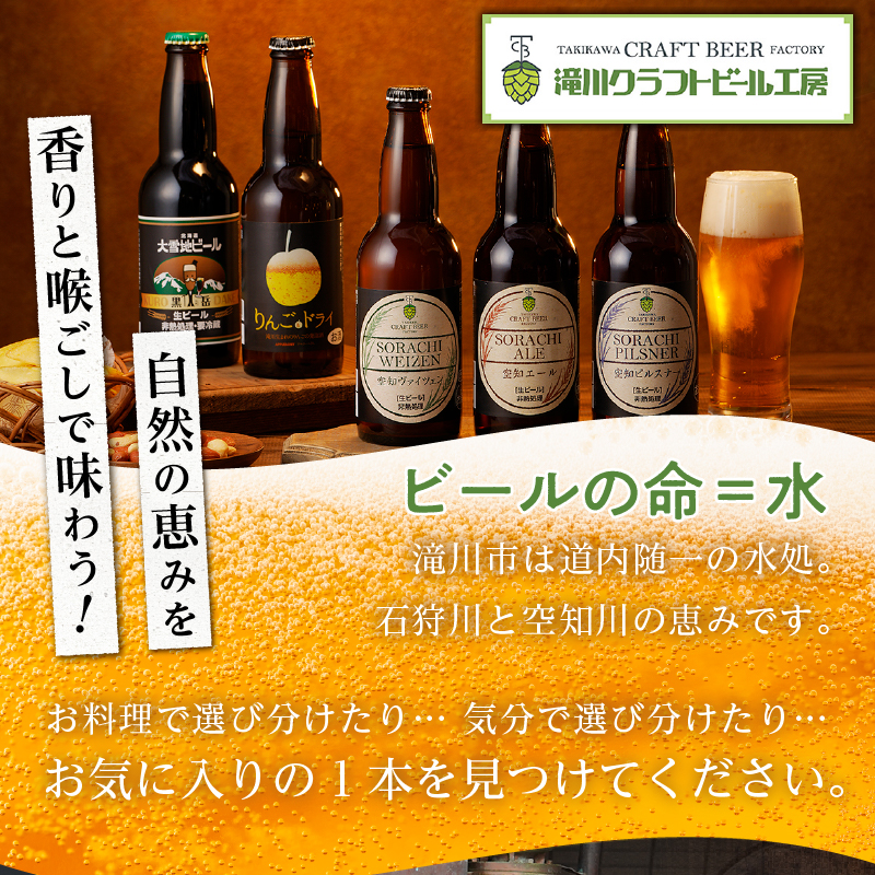 【限定醸造】ソラチホワイト(クラフトビール)6本セット 地ビール 宅飲み おすすめ お酒 北海道