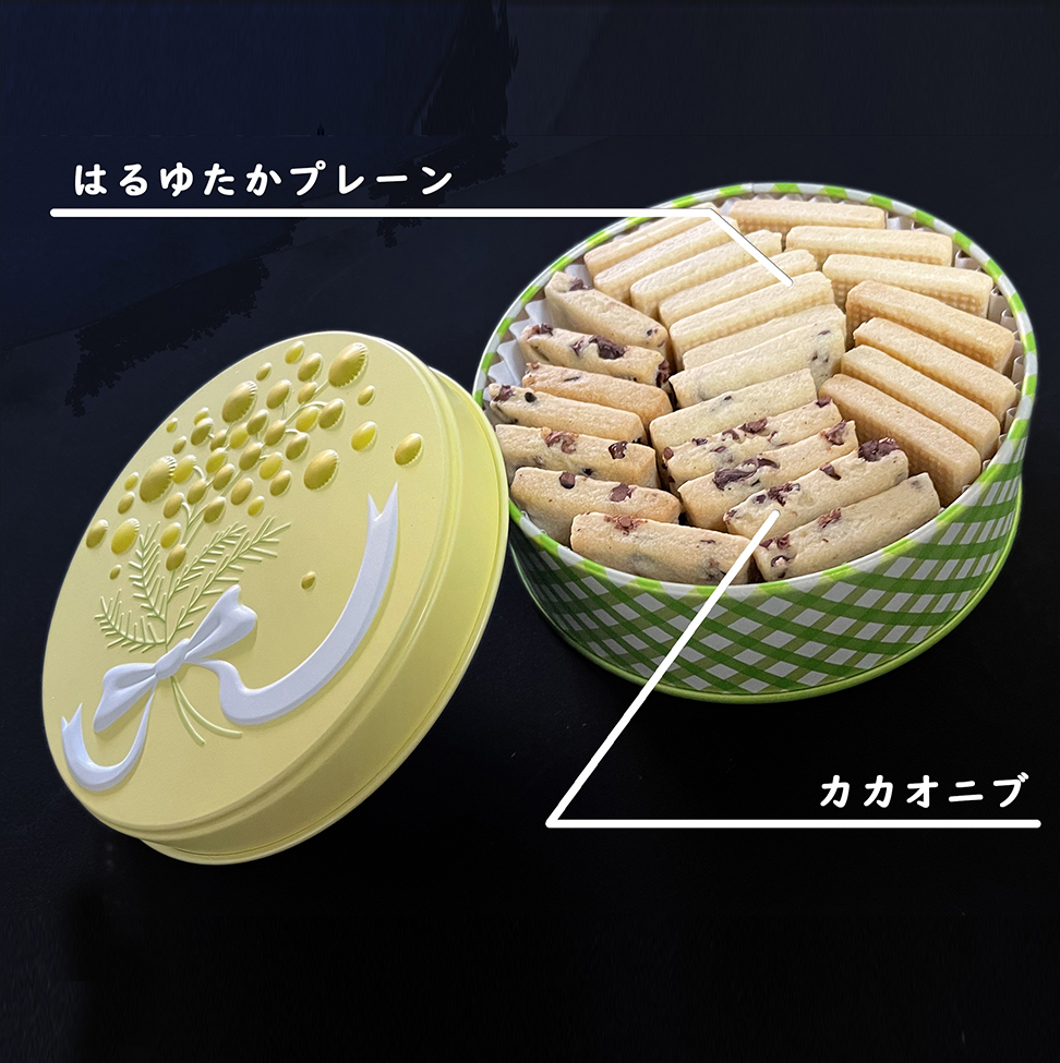 こだわり素材のシンプルクッキー【ミモザ缶&サーカス缶】