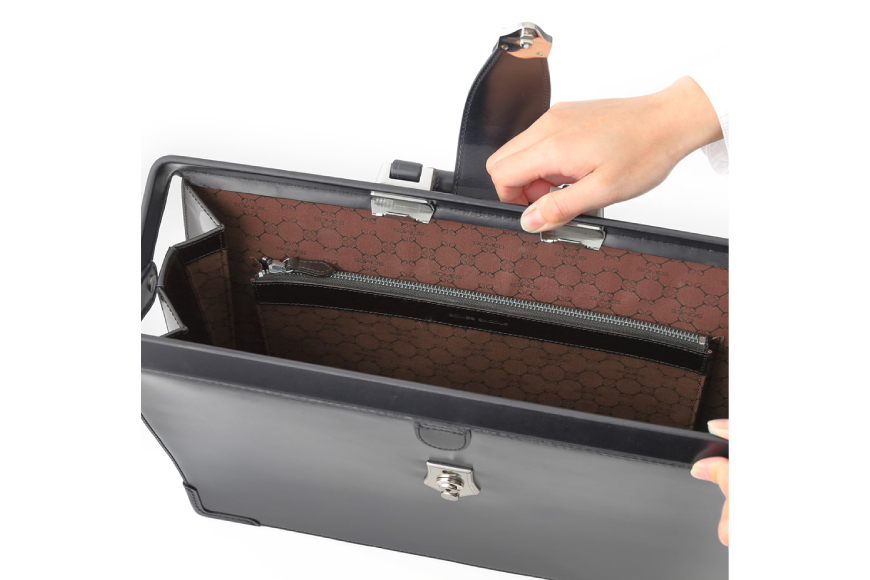 SOMES PG-43 スリムダレスバッグ ブラック [ソメスサドル 北海道 砂川市 12260879] ソメス バッグ メンズ レディース 本革 革 革製品 鞄 かばん レザー レビューキャンペーン