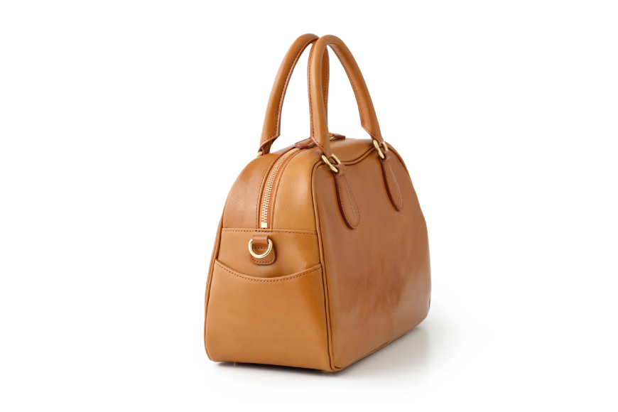 SOMES ER-56 2WAY ミニボストン M (ブラウン) [ソメスサドル 北海道 砂川市 12260859] バッグ ボストンバッグ ショルダーバッグ レザー 本革 牛革 皮 鞄 かばん レビューキャンペーン