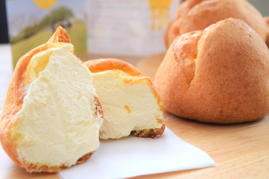 シュークリーム 冷凍 8個 [岩瀬牧場 北海道 砂川市 12260955] 冷凍配送 お菓子 おやつ お取り寄せ スイーツ しゅーくりーむ