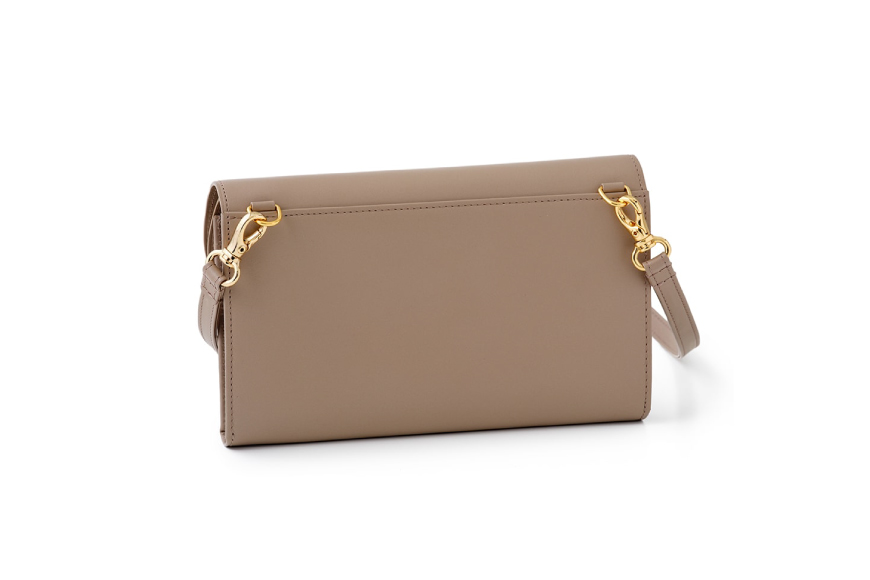 SOMES SA-17 ウォレットショルダー グレージュ [ソメスサドル 北海道 砂川市 12260908] ソメス お財布ポシェット ウォレットショルダーバッグ ブランド 日本製 本革 革 革製品 レザー