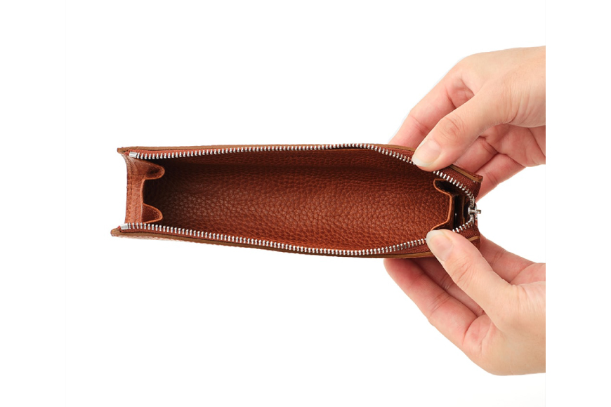 SOMES GL-13 ペンケース ブラウン [ソメスサドル 北海道 砂川市 12260954-a] ソメス 本革 革 革製品 レザー 筆箱 ケース ポーチ