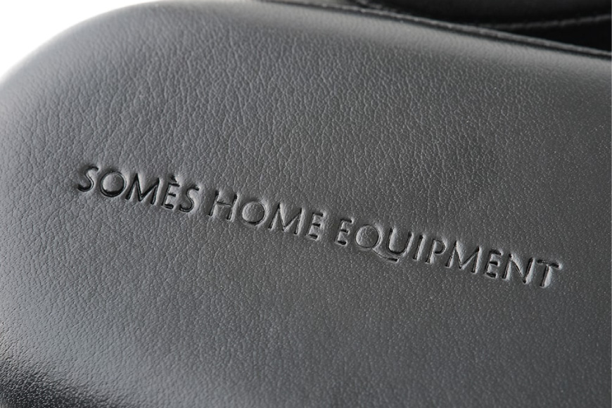 SOMES ルームシューズ （ブラック）DU-41 [ソメスサドル 北海道 砂川市 12260758-b] ソメス スリッパ メンズ レディース レザー 本革 革 革製品 レビューキャンペーン