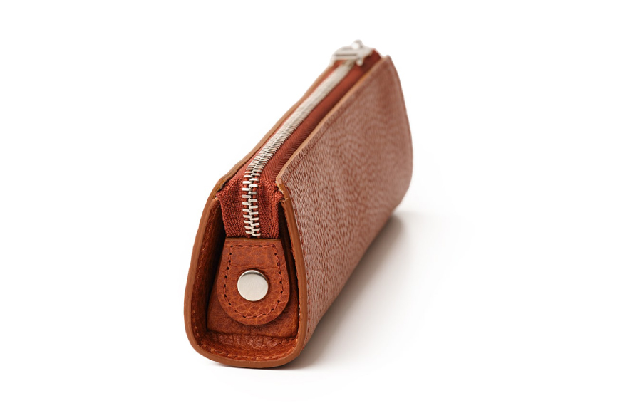 SOMES GL-13 ペンケース ブラウン [ソメスサドル 北海道 砂川市 12260954-a] ソメス 本革 革 革製品 レザー 筆箱 ケース ポーチ