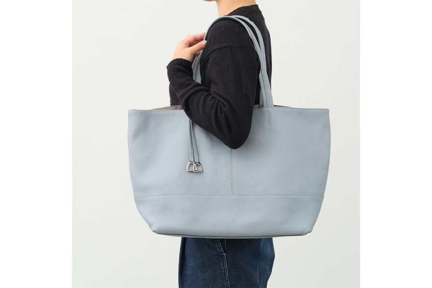 SOMES AT-77 トートバッグ L ブルーグレー [ソメスサドル 北海道 砂川市 12260905] ソメス トート メンズ レディース A4 a4 革 本革 牛革 革 革製品 革鞄 革バッグ 革カバン レザー バッグ