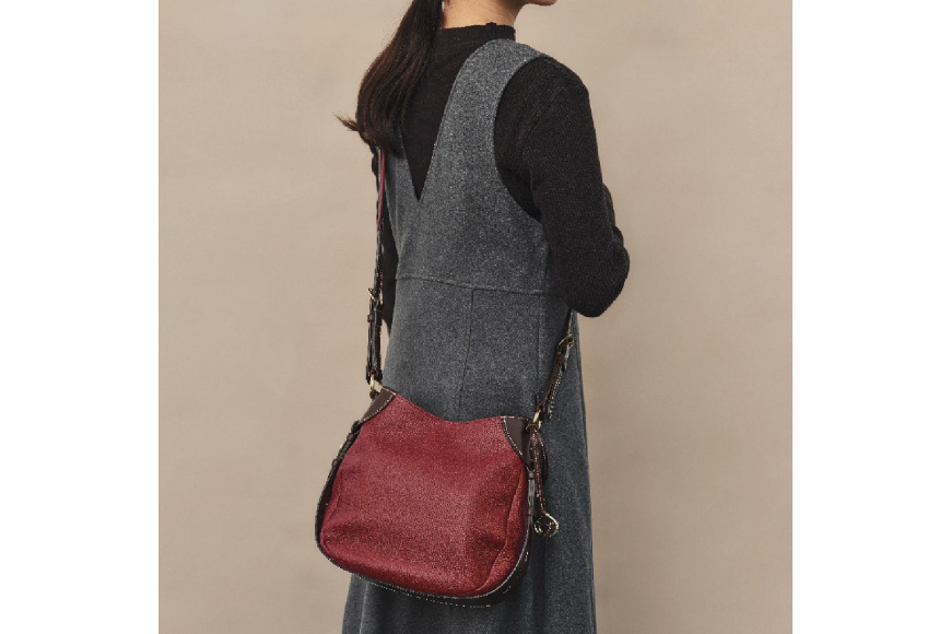 SOMES ショルダーバッグ クロスボディ ショルダー （ワイン）IL-47 [ ソメスサドル 北海道 砂川市 12260772-b] ソメス バッグ レディース 斜めがけ 斜めがけバッグ 本革 革 革製品 革鞄 革バッグ 鞄 かばん レザー somes saddle レビューキャンペーン