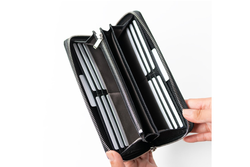 SOMES GL-01 ラウンド束入れ ブラック [ソメスサドル 北海道 砂川市 12260876] ソメス バッグ メンズ レディース 本革 革 革製品 鞄 かばん レザー レビューキャンペーン