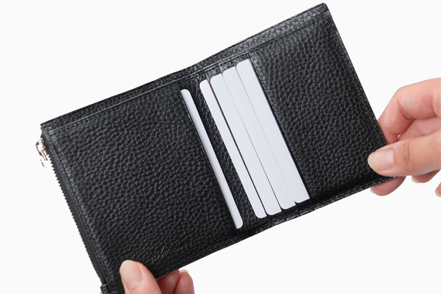 SOMES GL-10 二つ折り財布 ブラック [ソメスサドル 北海道 砂川市 12260872] ソメス バッグ メンズ レディース 本革 革 革製品 鞄 かばん レザー 財布 レビューキャンペーン