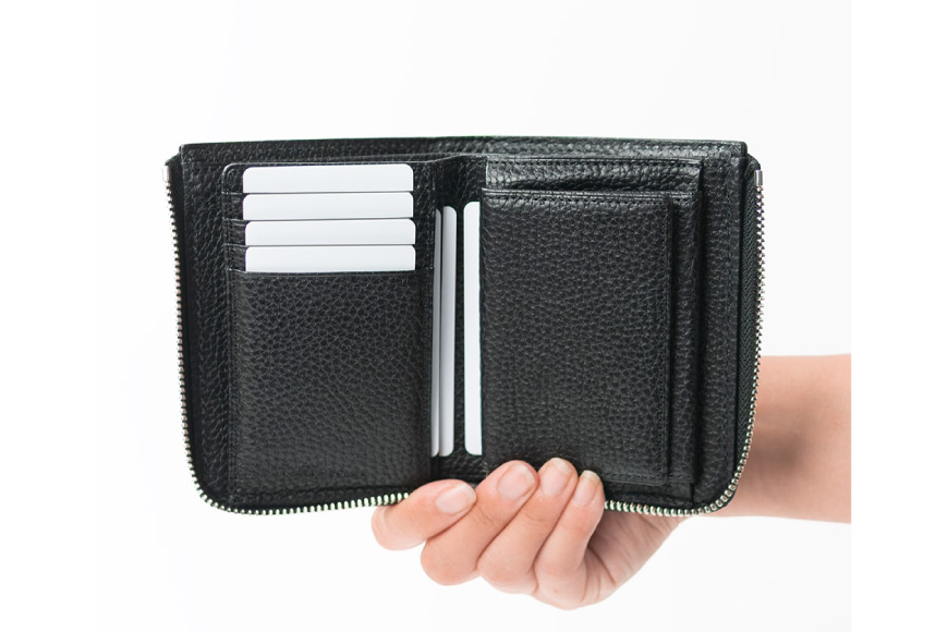 SOMES GL-02 LF札入れ ブラック LF折財布 [ソメスサドル 北海道 砂川市 12260875] 財布 二つ折り ギャロップ 牛皮 二つ折り財布ソメス メンズ レディース 本革 革 革製品 レザー 札入れ レビューキャンペーン